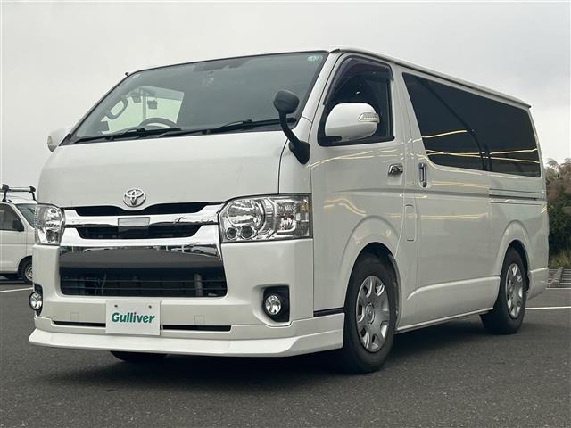 ハイエースバン トヨタセーフティセンス フリップダウンモニター 社外ナビ CD DVD BT フルセグ バックカメラ 両側パワースライドドア LEDオートライト ステアリングスイッチ アイドリングストップ ETC(34枚目)