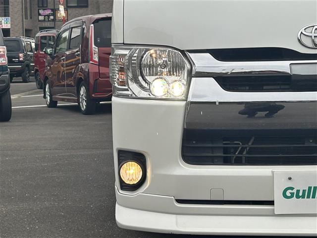 ハイエースバン トヨタセーフティセンス フリップダウンモニター 社外ナビ CD DVD BT フルセグ バックカメラ 両側パワースライドドア LEDオートライト ステアリングスイッチ アイドリングストップ ETC(35枚目)