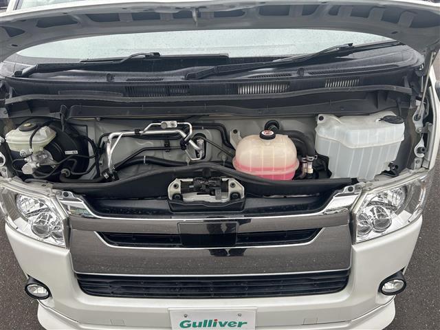 ハイエースバン トヨタセーフティセンス フリップダウンモニター 社外ナビ CD DVD BT フルセグ バックカメラ 両側パワースライドドア LEDオートライト ステアリングスイッチ アイドリングストップ ETC(41枚目)