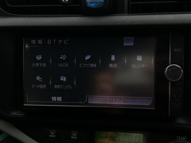 アクア Ｓ　純正ＳＤナビ　フルセグＴＶ　Ｂｌｕｅｔｏｏｔｈ　ＣＤ　ＤＶＤ　バックカメラ　ドアバイザー　リモコンキー　パワーステアリング　パワーウィンドウ　純正フロアマット　取扱説明書　保証書（4枚目）