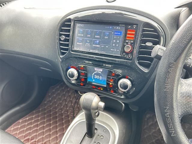 ジューク 15RX アーバンセレクション 純正ナビ CD DVD BT フルセグ バックカメラ オートライト 純正17インチアルミホイール ステアリングスイッチ アイドリングストップ スマートキー ETC ドライブレコーダー 純正フロアマット(26枚目)