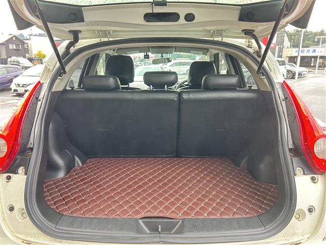 ジューク 15RX アーバンセレクション 純正ナビ CD DVD BT フルセグ バックカメラ オートライト 純正17インチアルミホイール ステアリングスイッチ アイドリングストップ スマートキー ETC ドライブレコーダー 純正フロアマット(27枚目)