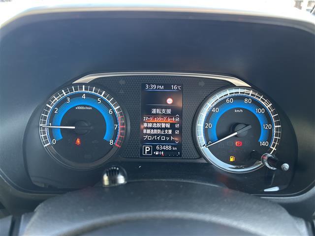 ルークス ハイウェイスター Gターボプロパイロットエディション プロパイロット エマージェンシーブレーキ 車線逸脱警報 先行車発信お知らせ 純正SDナビ MM320D-L フルセグTV Bluetooth CD DVD アラウンドビューモニター 前後ドラレコ(6枚目)