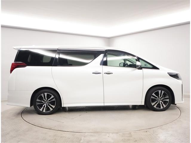 アルファード ２．５Ｓ　Ｃパッケージ　両電動ドア　Ｂモニタ　地デジ　定期点検記録簿　ＤＶＤ再生可能　パノラマルーフ　リアオートエアコン　ナビテレビ　横滑り防止　クルコン　セキュリティ　ＥＴＣ車載器　ＬＥＤヘッドライト　スマートキー　ＡＢＳ（4枚目）