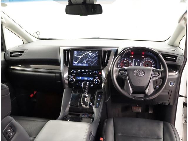 アルファード ２．５Ｓ　Ｃパッケージ　両電動ドア　Ｂモニタ　地デジ　定期点検記録簿　ＤＶＤ再生可能　パノラマルーフ　リアオートエアコン　ナビテレビ　横滑り防止　クルコン　セキュリティ　ＥＴＣ車載器　ＬＥＤヘッドライト　スマートキー　ＡＢＳ（5枚目）