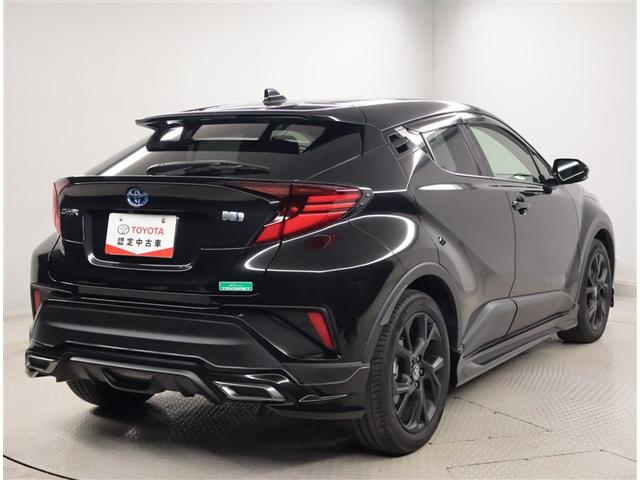 Ｃ－ＨＲ Ｇ　モード　ネロ　セーフティプラスＩＩ　プリクラッシュ　オートエアコン　イモビライザー　バックモニター　横滑防止装置　ＬＥＤライト　クルコン　パワステ　ナビ　スマートキー　ＡＢＳ　アルミ　定期点検記録簿　キーレスエントリー　ＥＴＣ　エアロ（3枚目）
