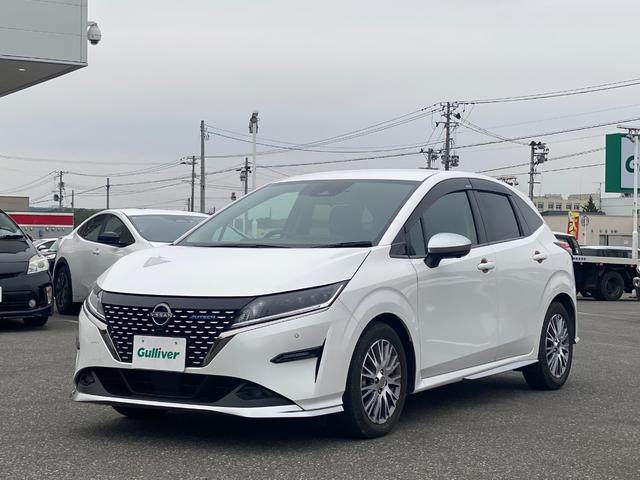 ノート オーテック　ＦＯＵＲ　ワンオーナー　４ＷＤ　純正メモリナビ（ＢＴ／ＡＭ／ＦＭ／ＤＶＤ）純正エアロ　全周囲方位カメラ　黒レザーシート（ＡＵＴＣＨ）シートヒーター（運転席＋助手席）ステアリングスイッチ　ステアリングヒーター（59枚目）