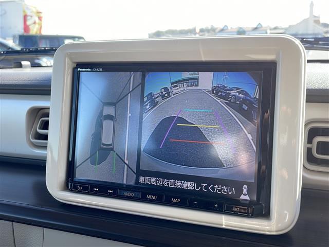アルトラパン Fリミテッド 純正8インチナビ(CN-RZ83)フルセグTV Bluetooth接続 全方位カメラ ドライブレコーダー ETC シートヒーター プッシュスタート スマートキー スペアキー(4枚目)