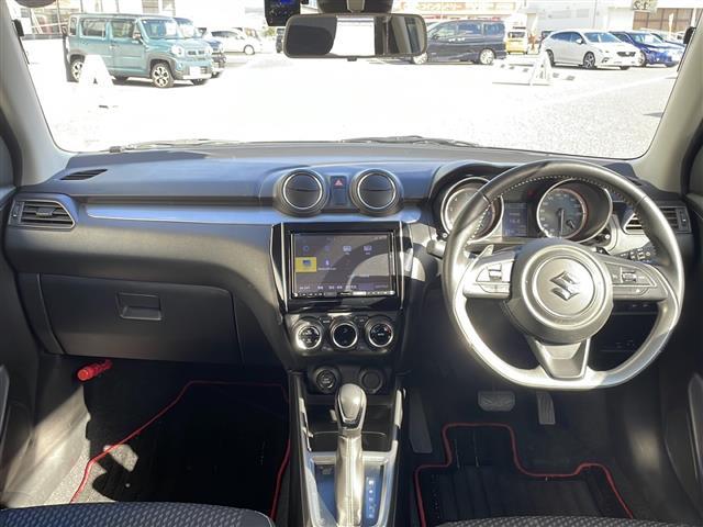 スイフト RS ディーラーオプション8インチメモリナビゲーション(AVIC-RLS901)フルセグ BT CD DVD SDレーダークルーズコントロールパドルシフトD/N席シートヒーター(5枚目)