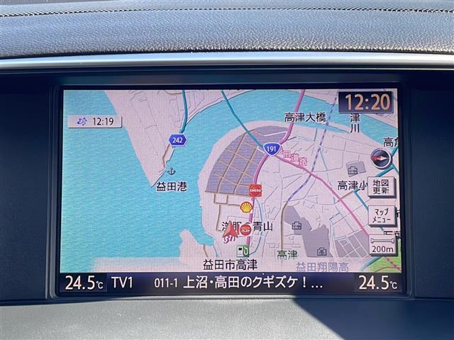 フーガ ３７０ＧＴ　タイプＳ　メーカーナビゲーションフルセグ　ＢＴ　ＣＤ　ＤＶＤクルーズコントロールパドルシフトバックカメラＤ／Ｎ席パワーシートビルトインＥＴＣＨＩＤヘッドライトＡＵＴＯライトフォグライトハーフレザーシート（合皮）（3枚目）