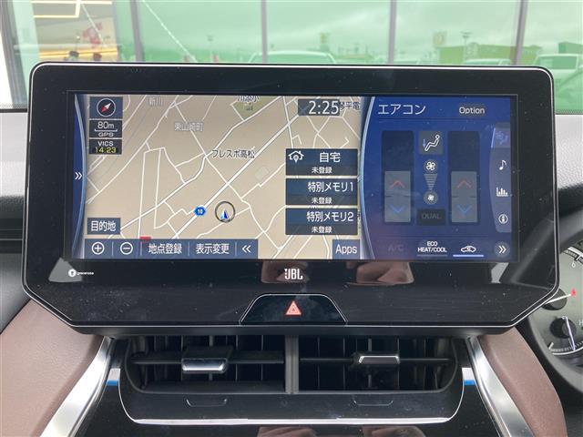 ハリアー Ｚ　禁煙車　純正１２．３インチナビ　フルセグＴＶ　Ｂｌｕｅｔｏｏｔｈ　ＪＢＬプレミアムサウンド　デジタルインナーミラー　ブラインドスポットモニタリング　プリクラッシュセーフティ　レーダークルーズ（2枚目）