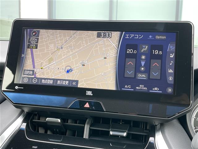 ハリアー Ｚ　レザーパッケージ　禁煙車　メーカーＯＰナビ　パノラマルーフ　パノラミックビューモニター　ＪＢＬプレミアムサウンド　デジタルインナーミラー　トヨタセーフティセンス　ブラインドスポット　置くだけ充電　シートベンチレーション（2枚目）