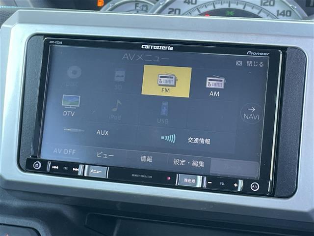 ＧターボＳＡＩＩ　禁煙車　スマートアシスト　社外ＳＤナビ　ＥＴＣ　両側電動スライドドア　革巻ステアリング　シートヒーター　ＬＥＤヘッドライト　ＬＥＤフォグ　スマートキー　プッシュスタート　リアサンシェード(3枚目)