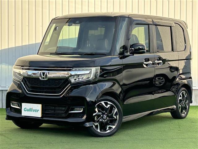 Ｎ－ＢＯＸカスタム Ｇ・ＥＸターボホンダセンシング　禁煙車　社外ＳＤナビ　バックカメラ　両側パワースライドドア　ＬＥＤヘッドライト　ハーフレザーシート　純正１５インチアルミ　ビルトインＥＴＣ　アイドリングストップ　チップアップシート　純正フロアマット（8枚目）