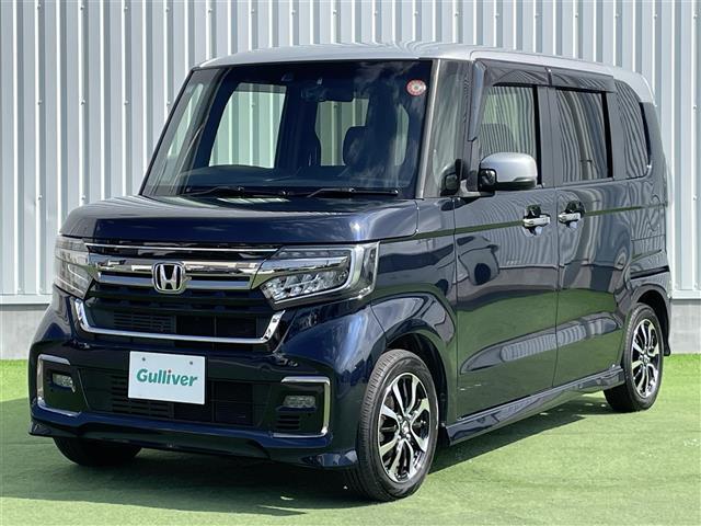 Ｎ－ＢＯＸカスタム Ｌ　コーディネートスタイル　禁煙　純正ナビ　バックカメラ　ＥＴＣ　両側パワスラ　前後ドラレコ　衝突軽減　レーンキープ　クリアランスソナー　シートヒーター　純正フロアマット　ＬＥＤヘッドライト　純正ＡＷ１４インチ　スマートキー（5枚目）