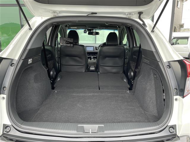 ヴェゼル ハイブリッド　禁煙車　純正８インチナビ　バックカメラ　追従型クルコン　ＬＥＤヘッドライト　ハーフレザーシート　前席シートヒーター　純正１８インチアルミ　アイドリングストップ　オートブレーキホールド　電子パーキング（41枚目）