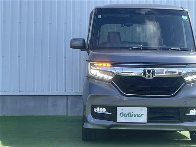 Ｎ－ＢＯＸカスタム Ｇ・ＥＸターボホンダセンシング　禁煙車　ホンダセンシング　純正７インチナビ　フルセグＴＶ　両側パワースライドドア　レーダークルーズコントロール　革巻きステアリング　ステアリングリモコン　ハーフレザーシート　純正１５インチＡＷ　ＥＴＣ（3枚目）