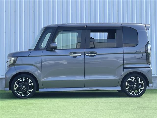 Ｎ－ＢＯＸカスタム Ｇ・ＥＸターボホンダセンシング　禁煙車　ホンダセンシング　純正７インチナビ　フルセグＴＶ　両側パワースライドドア　レーダークルーズコントロール　革巻きステアリング　ステアリングリモコン　ハーフレザーシート　純正１５インチＡＷ　ＥＴＣ（5枚目）