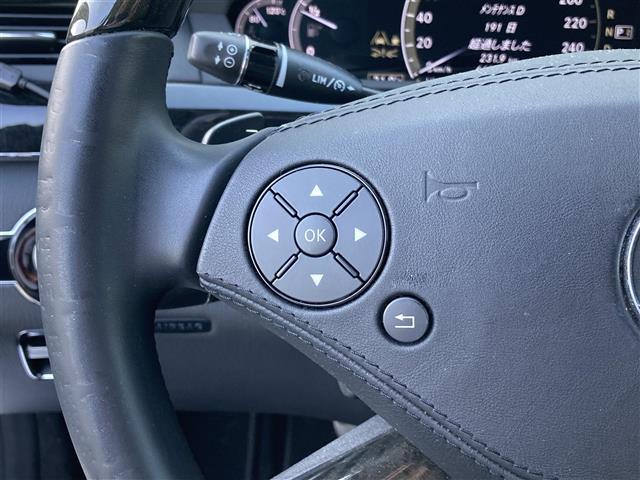 Sクラス S350 ブルーエフィシェンシー グランドED 禁煙車 純正HDDナビ バックカメラ サンルーフ ブラックレザーシート パワーシート シートヒーター クルコン 木目革巻きコンビステア HIDオートライト リアフォグ パドルシフト 純19インチAW(20枚目)