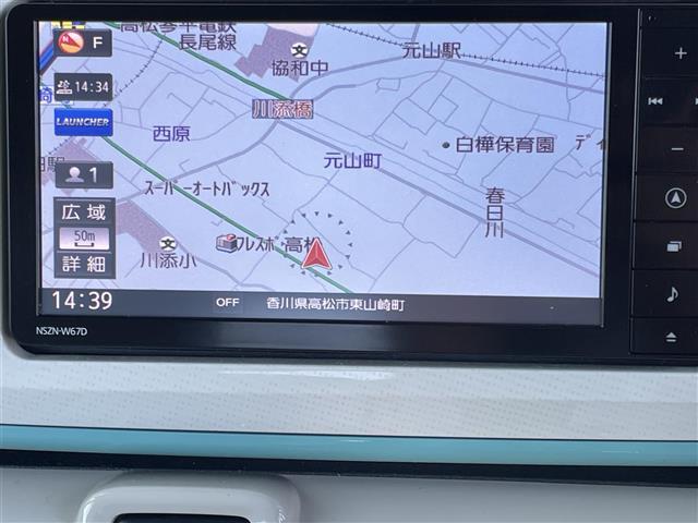 ムーヴキャンバス Gメイクアップ SAII 禁煙車 純正メモリナビ バックカメラ 両側電動ドア LEDヘッドライト LEDフォグライト オートライト 衝突警報機能 衝突回避支援ブレーキ機能 誤発進抑制制御機能 車線逸脱警報機能 コーナーセンサー(2枚目)