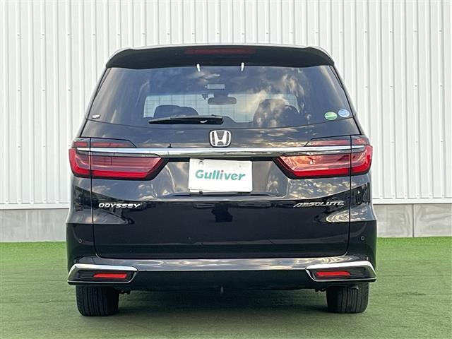 オデッセイ アブソルート 禁煙車 純正10型ナビ 全方位 後席モニター 両側パワスラ ハーフレザーシート パワーシート オットマン 革巻きステアリング ステアリングリモコン LEDヘッドライト スマートキー プッシュスタート(34枚目)