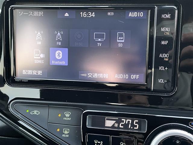 アクア Ｓスタイルブラック　禁煙車　トヨタセーフティセンス　純正７インチＳＤナビ　フルセグ　ＣＤ　ＤＶＤ　Ｂｌｕｅｔｏｏｔｈ　バックカメラ　ＬＥＤオートライト　社外１５インチアルミ　純正フロアマット　ＥＴＣ　プッシュスタート（4枚目）