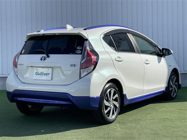 アクア Ｘ－アーバン　禁煙　純正７型ＳＤナビ　バックカメラ　純正１６インチアルミホイール　ビルトインＥＴＣ　純正ＬＥＤヘッドライト　前ドライブレコーダー　２トーンカラー　ハーフレザー　スマートキー　ステアリングスイッチ（37枚目）