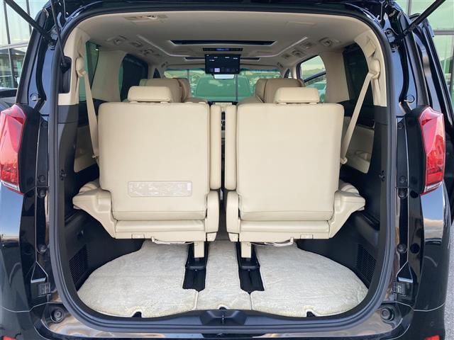 アルファード ３．５エグゼクティブラウンジＳ　禁煙　純正１０．５型ナビ　パノラミックビュー　ツインムーンルーフ　ベージュレザーシート　パワーシート　シートヒーター　エアシート　後席モニター　ステアリングヒーター　パワーバックドア　プッシュスタート（37枚目）