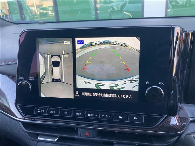 オーラ ニスモ　禁煙車　純正９型ナビ　全方位カメラ　エマブレ　レーダークルコン　ソナー　ＢＳＭ　ＬＥＤオートライト　フォグランプ　リアフォグ　置くだけ充電　専用ハーフレザーシート　デジタルインナーミラー　スマートキー（2枚目）