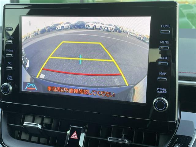 カローラスポーツ ハイブリッドＧ　Ｚ　禁煙車　純正８型ＤＡ　ナビ機能付き　バックカメラ　革巻きステアリング　ステアリングリモコン　レーダークルーズコントロール　ＬＥＤヘッドライト　ＬＥＤフォグライト　スマートキー　プッシュスタート　ＥＴＣ（3枚目）