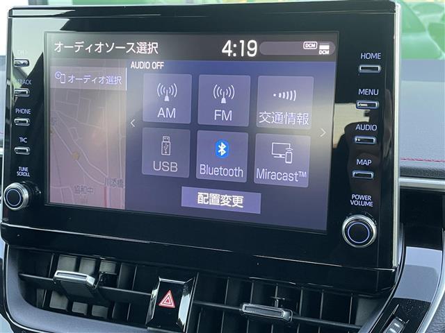 カローラスポーツ ハイブリッドＧ　Ｚ　禁煙車　純正８型ＤＡ　ナビ機能付き　バックカメラ　革巻きステアリング　ステアリングリモコン　レーダークルーズコントロール　ＬＥＤヘッドライト　ＬＥＤフォグライト　スマートキー　プッシュスタート　ＥＴＣ（4枚目）