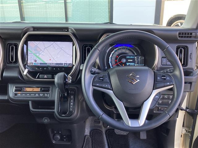 ハスラー JスタイルII 禁煙車 純正9型メモリナビ 全方位カメラ デュアルカメラブレーキサポート レーダークルコン レーンキープ ソナー ハーフレザーシート シートヒーター ビルトインETC 前後ドラレコ プッシュスタート(5枚目)