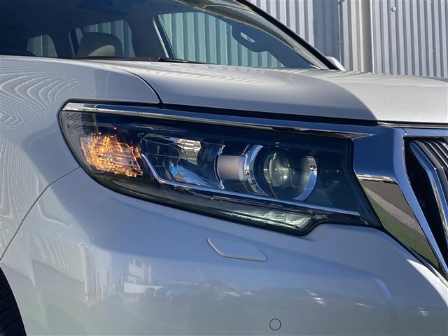 ランドクルーザープラド TX Lパッケージ 禁煙車 純正9型ナビ 全方位カメラ ベージュレザー シートベンチレーション プリクラッシュセーフティ レーダークルコン ソナー BSM LEDオートヘッドライト ビルトインETC プッシュスタート(41枚目)