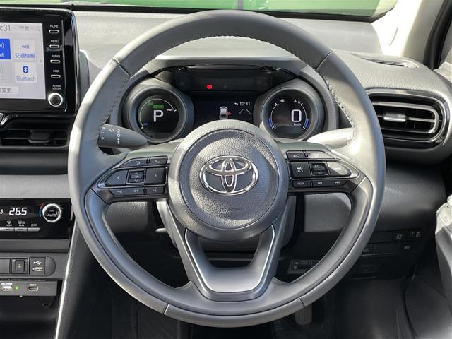 ヤリスクロス ハイブリッドG 禁煙車 純正8型DAナビ付 モデリスタエアロ パノラミックビューモニター トヨタセーフティセンス レーダークルーズコントロール 純正DVD/CDデッキ HDMI入力 USBポート 純正18インチAW(21枚目)