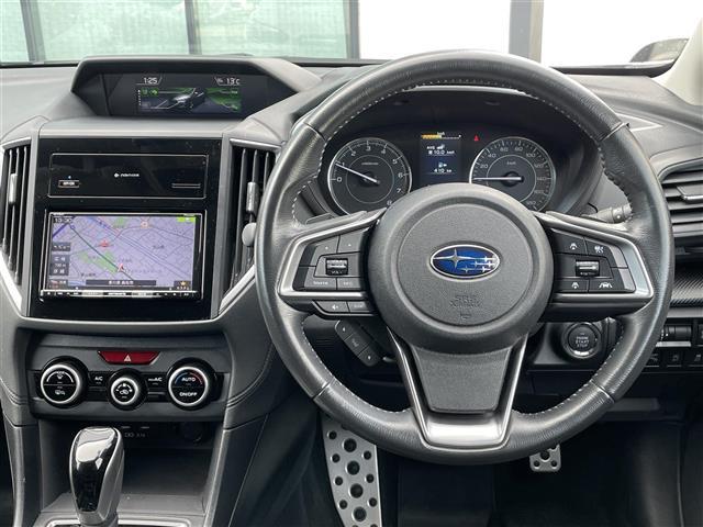 インプレッサスポーツ １．６ｉ－Ｌアイサイト　Ｓスタイル　禁煙車　カロッツェリアナビ　追従機能付クルーズコントロール　ＬＥＤヘッドライト　フォグランプ　革巻きステアリング　ステアリングリモコン　バックカメラ　ハイビームアシスト　純正１６インチアルミホイール（5枚目）