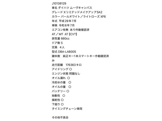 ムーヴキャンバス Ｘリミテッドメイクアップ　ＳＡＩＩ（48枚目）