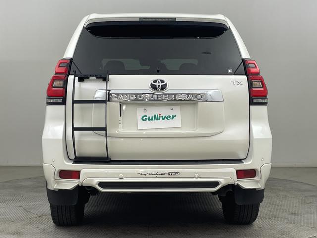 ランドクルーザープラド ＴＸ　Ｌパッケージ　ＴＲＤエアロ／ムーンルーフ／ＫＥＮＷＯＯＤフローディングナビ／バックカメラ／トヨタセーフティセンス／ベージュレザー／パワーシート／シートヒーター／エアシート／バグガード／リアラダー／純正ＡＷ／ＬＥＤ（26枚目）