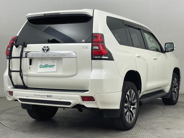 ランドクルーザープラド ＴＸ　Ｌパッケージ　ＴＲＤエアロ／ムーンルーフ／ＫＥＮＷＯＯＤフローディングナビ／バックカメラ／トヨタセーフティセンス／ベージュレザー／パワーシート／シートヒーター／エアシート／バグガード／リアラダー／純正ＡＷ／ＬＥＤ（27枚目）