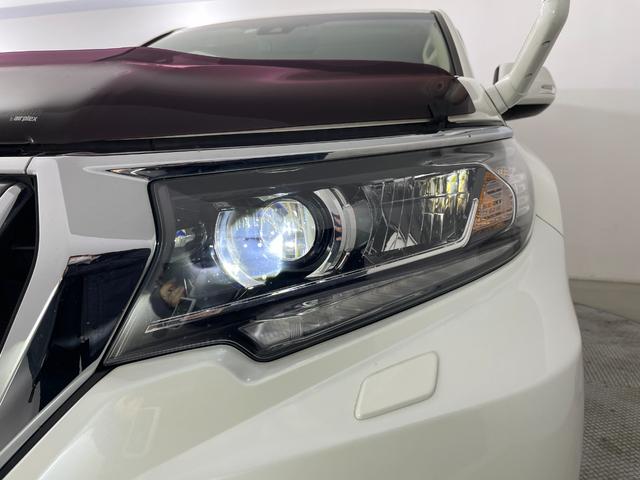 ランドクルーザープラド ＴＸ　Ｌパッケージ　ＴＲＤエアロ／ムーンルーフ／ＫＥＮＷＯＯＤフローディングナビ／バックカメラ／トヨタセーフティセンス／ベージュレザー／パワーシート／シートヒーター／エアシート／バグガード／リアラダー／純正ＡＷ／ＬＥＤ（32枚目）