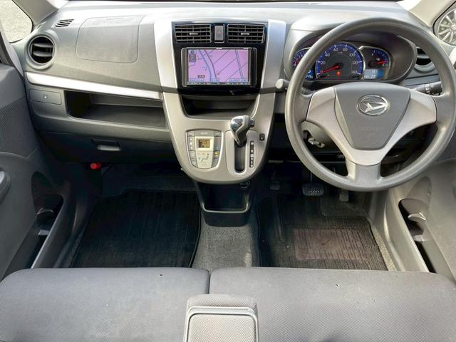 ムーヴ カスタム X 修復歴なし ワンオーナー ナビ フルセグ アイドリングストップ スマートキー プッシュスタート ETC LEDヘッドライト ベンチシート 電動格納ミラー ドアバイザー プライバシーガラス 整備保証付(5枚目)