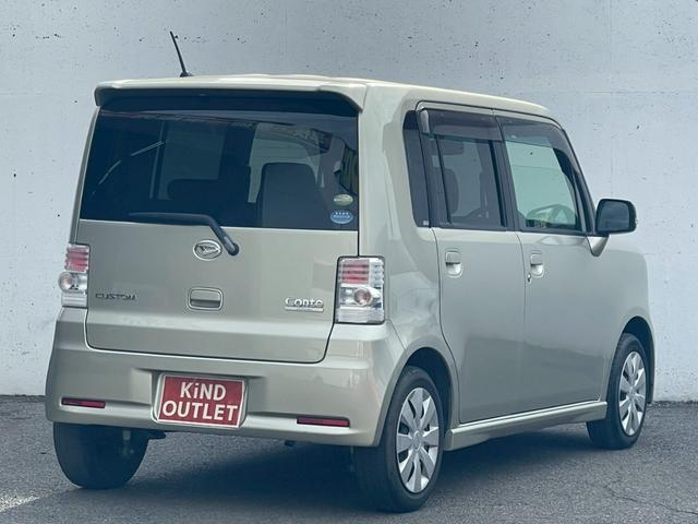 ムーヴコンテ カスタム X 修復歴なし ナビ フルセグ Bluetooth HIDヘッドライト オートエアコン ウインカーミラー ドアバイザー プライバシーガラス ベンチシート 整備保証付(10枚目)