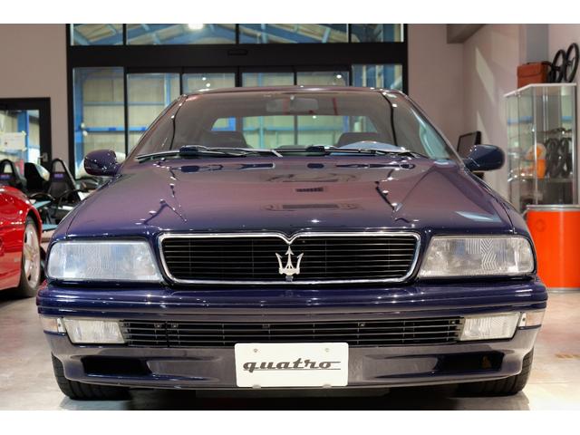 クアトロポルテ エボルツィオーネＶ８　アラゴスタ車高調　左ハンドル　６ＭＴ　ワンオフマフラー（2枚目）