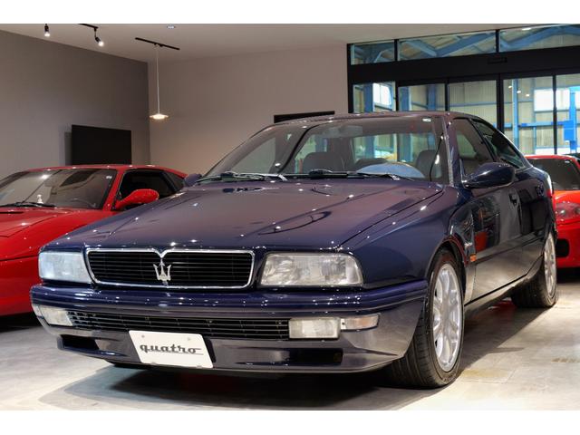 クアトロポルテ エボルツィオーネＶ８　アラゴスタ車高調　左ハンドル　６ＭＴ　ワンオフマフラー（3枚目）