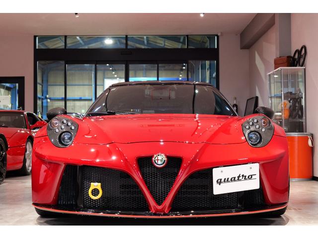 4C ベースグレード 社外ナビ 2オーナー車 アラゴスタ車高調 アドバンレーシング Genovaフロントバンパー 社外マフラー KOSHIカーボンドアパネル Kansaiシートベルトブラケット(3枚目)