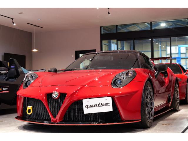 4C ベースグレード 社外ナビ 2オーナー車 アラゴスタ車高調 アドバンレーシング Genovaフロントバンパー 社外マフラー KOSHIカーボンドアパネル Kansaiシートベルトブラケット(4枚目)