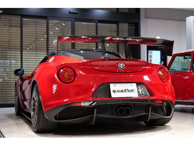 4C ベースグレード 社外ナビ 2オーナー車 アラゴスタ車高調 アドバンレーシング Genovaフロントバンパー 社外マフラー KOSHIカーボンドアパネル Kansaiシートベルトブラケット(7枚目)