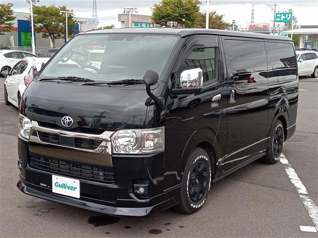 ハイエースバン スーパーGL ダーク プライムII 4WD/寒冷地仕様/社外11インチナビ(NF11NX)/全方位カメラ/両側パワースライドドア/衝突防止/車線逸脱警報/クリアランスソナー/デジタルインナーミラー/前後ドライブレコーダー/ETC(41枚目)