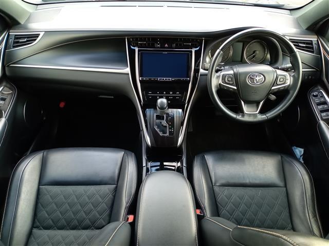 ハリアー プレミアム 社外9型ナビ/フルセグTV/バックカメラ/衝突防止/レーンキープアシスト/クリアランスソナー/レーダークルーズコントロール/D席パワーシート/ETC/ドライブレコーダー/オートブレーキホールド(2枚目)