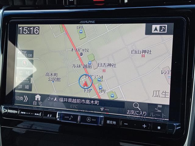 ハリアー プレミアム 社外9型ナビ/フルセグTV/バックカメラ/衝突防止/レーンキープアシスト/クリアランスソナー/レーダークルーズコントロール/D席パワーシート/ETC/ドライブレコーダー/オートブレーキホールド(3枚目)