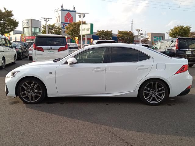 IS IS300 Fスポーツ サンルーフ/純正ナビ/フルセグTV/バックカメラ/衝突防止/前席シートヒーター・クーラー/前席パワーシート/D席シートメモリー/パドルシフト/ビルトインETC2.0/ドライブレコーダー(20枚目)